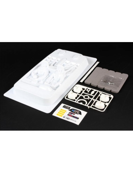 Tamiya Cockpit set 1/10 con volante a la izquierda