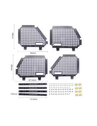 Rejillas protectoras plegables logo Defender 1/10