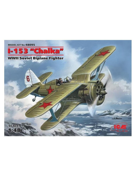 WWII Soviet Biplane Fighter I-153 ICM 1/48