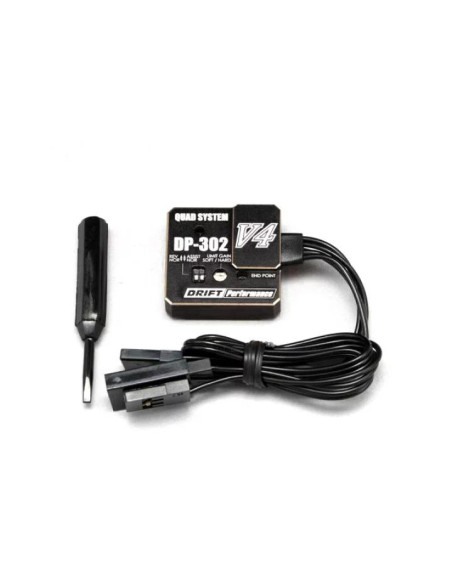 Gyro Yokomo V4 DP-302 Negro