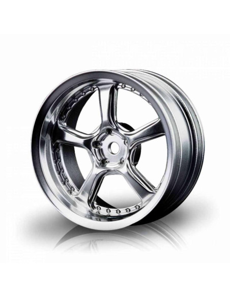 Llantas MST Drift Offset  5 Kairo Flat Silver  4u 