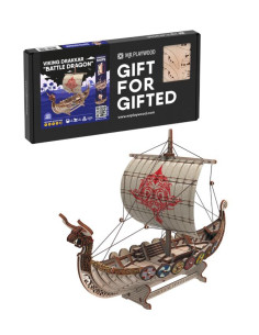 Mr  Playwood Barco Vikingo Battle Drag 131 piezas