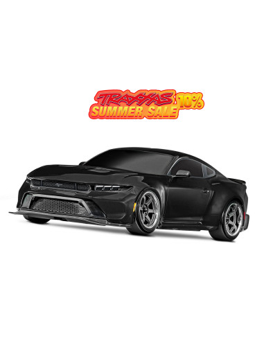 Traxxas 4-TEC 2024 Ford Mustang Drift NEGRO