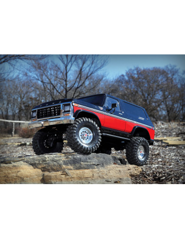 TRX4 Traxxas FORD BRONCO Clipless Black/Red...