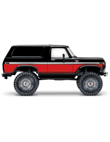 TRX4 Traxxas FORD BRONCO Clipless Black/Red...