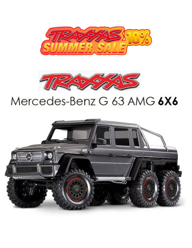TRX-6 Mercedes-Benz G 63 AMG Body Clipless 6X6 Traxxas - SILVER