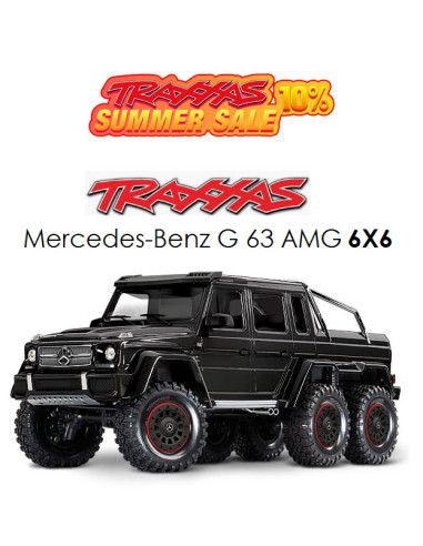TRX-6 Mercedes-Benz G 63 AMG Body 6X6 Traxxas - BLACK