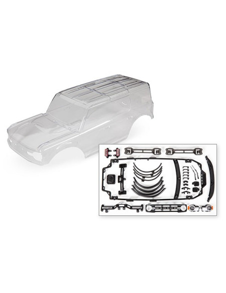 Ford Bronco 2021 Traxxas Clear Body (completa)