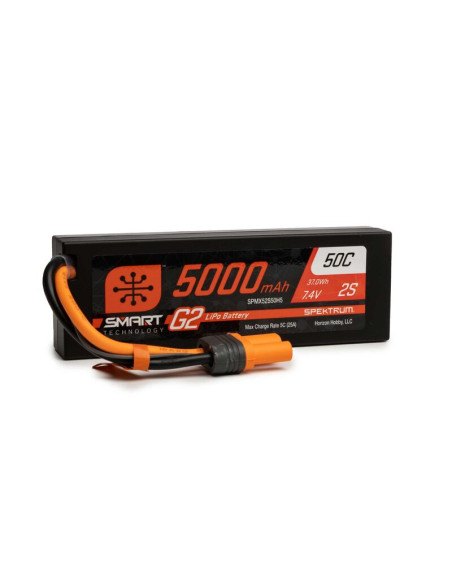 Batería LiPo 7 4V 5000mAh 2S 50C Smart G2 IC5