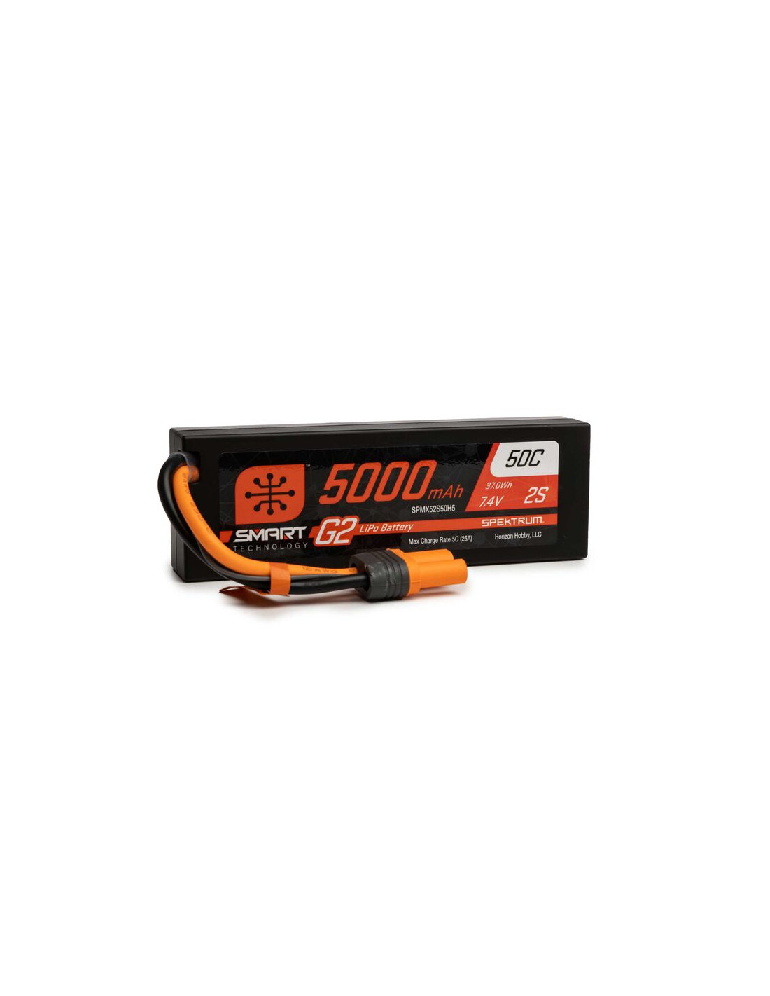 Batería LiPo 7.4V 5000mAh 2S 50C Smart G2 IC5