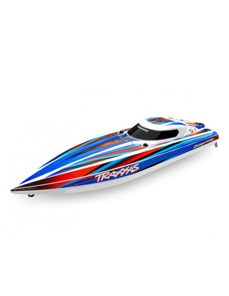 Lancha Disruptor 4S 40+ MPH High-Performance Traxxas Azul
