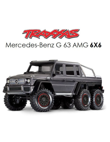 TRX-6 Mercedes-Benz G 63 AMG Body Clipless 6X6 Traxxas - SILVER
