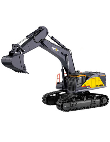 EXCAVADORA HUINA 1592 1/14 VOLVO SEMI METALICA