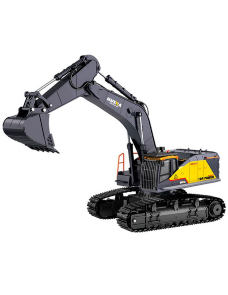 EXCAVADORA HUINA 1592 1/14 VOLVO SEMI METALICA