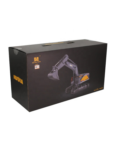 EXCAVADORA HUINA 1592 1/14 VOLVO SEMI METALICA