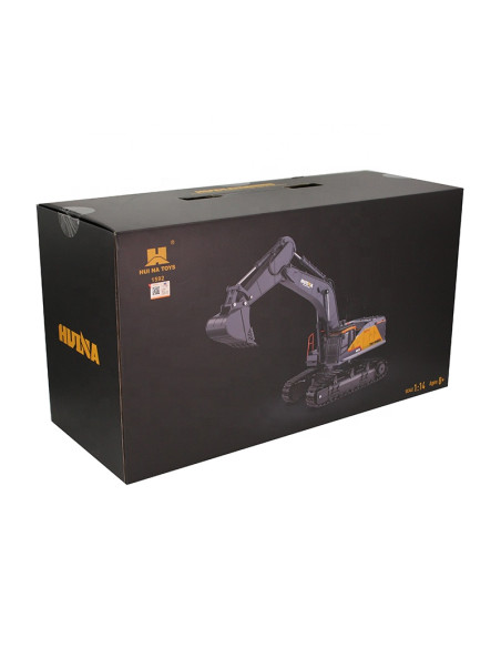 EXCAVADORA HUINA 1592 1/14 VOLVO SEMI METALICA