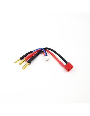 Cable de carga/balance Batería 2s  4mm a T-Dean 