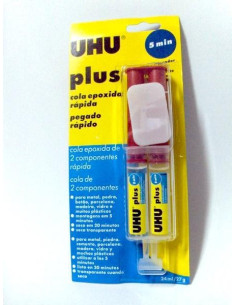 Pegamento UHU Plus 5 Minutos