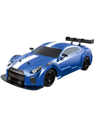 Coche Drift 1/16 Nissan RTR con luces efecto humo