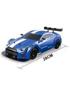 Coche Drift 1/16 Nissan RTR con luces efecto humo 2