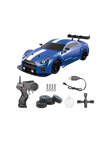 Coche Drift 1/16 Nissan RTR con luces+efecto humo