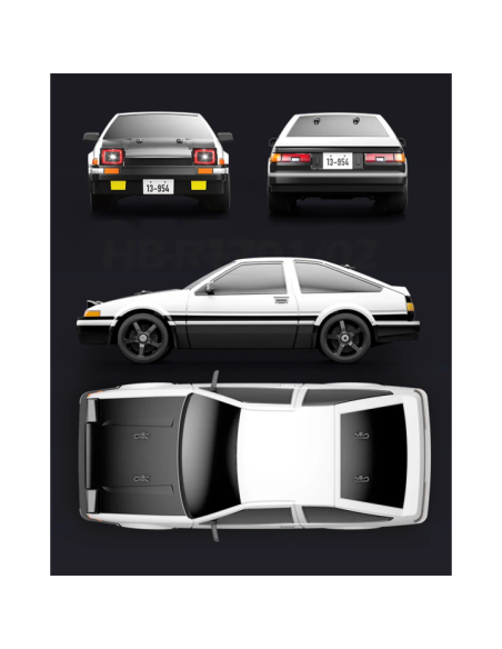 Coche Drift 1/12 Racing Rally RTR Blanco