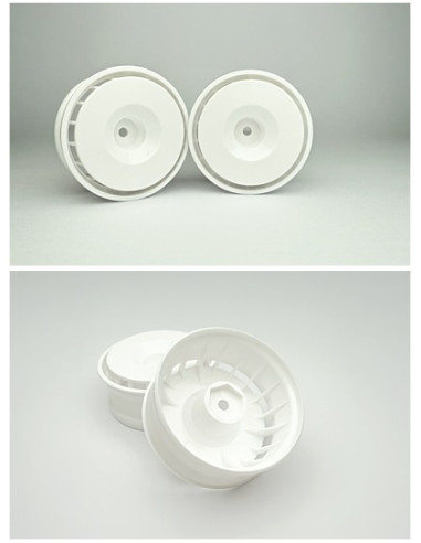 Llantas Reve D Drift GA18  Offset 4mm Blancas  2u 