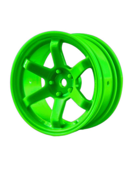 Llantas MST TE37 HIGH TE3 Offset  5 Verde  2u 