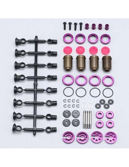 Yokomo YD-2 SLF Aluminum Big Bore Shock Set Lila