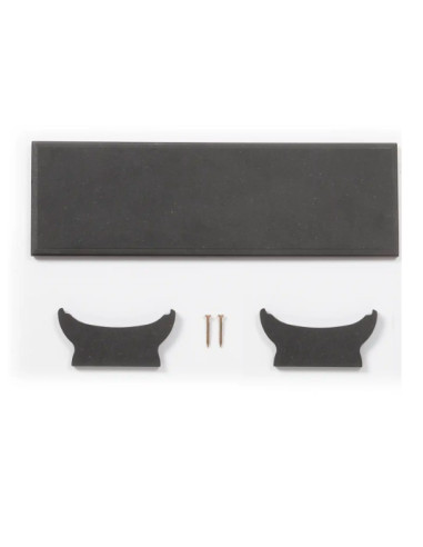 Peana Negra Completa 380x120mm Occre