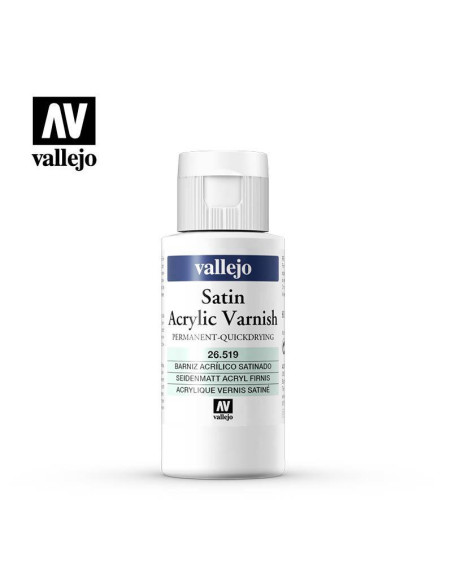 Barniz Permanente Satinado 60ml Vallejo