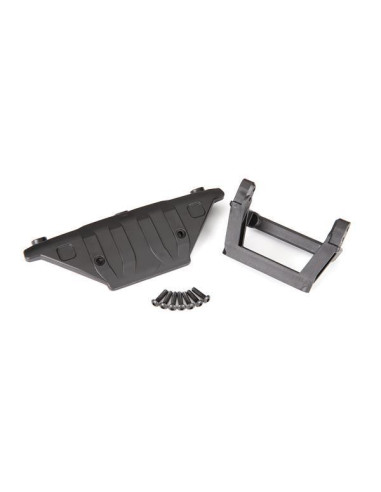 Bumper mount  front/ skidplate/ 3x12mm Traxxas