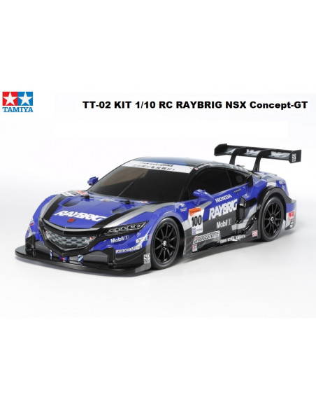TT-02 RAYBRIG NSX Concept-GT RC 1/10 Tamiya