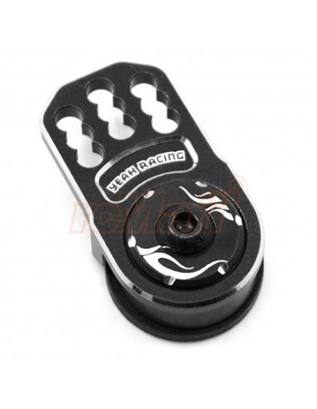 Aluminium Servo Arm Horn Futaba/Savox/Power HD - Black