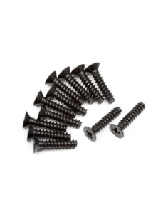 TP  Flat Head Screw M2 6x12mm  12pcs  HPI