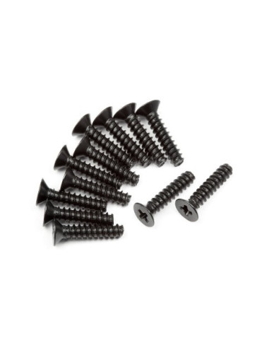 TP  Flat Head Screw M2 6x12mm  12pcs  HPI