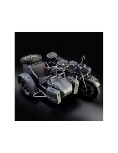 Moto militar Zundapp KS 750 Sidecar 1/9 Italeri