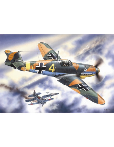 WWII German Fighter Bf109f-4 ICM 1/72