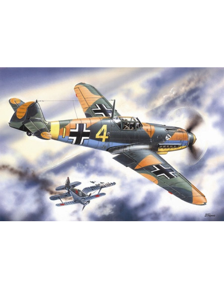WWII German Fighter Bf109f-4 ICM 1/72