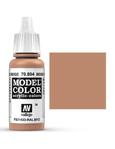 70 804 - Pintura Vallejo Model Color - Rojo Beige