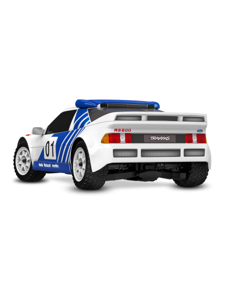 Traxxas Mini Rally VXL Ford RS200 BLANCO TRX108046-1