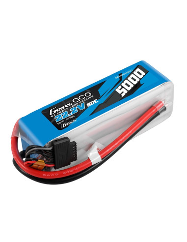Batería LiPo Gens ace 5000mAh 22.2V 45C 6SP EC5...