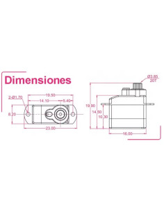 Micro servo Orlandoo Hunter 2