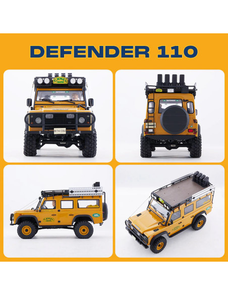 FMS 1/10 FCX10 DEFENDER 110 Camel Trophy Edition RS