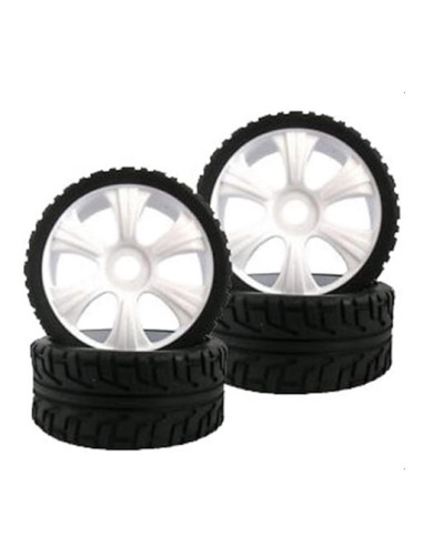 Pack 4 neumáticos Rally Game 1/8 Hex 17mm