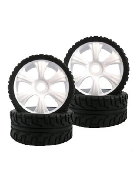 Pack 4 neumáticos Rally Game 1/8 Hex 17mm
