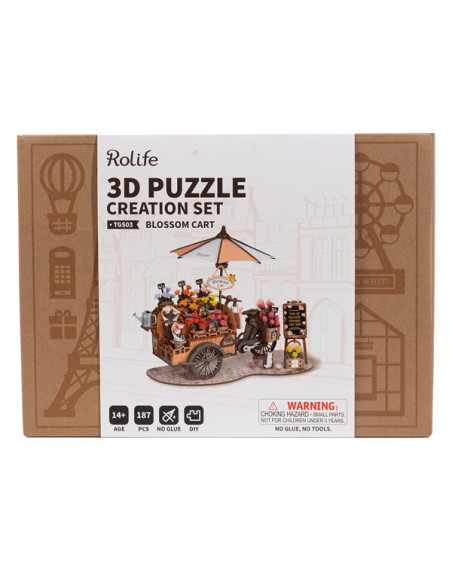 Blossom Cart Bookends TGS03 Rolife