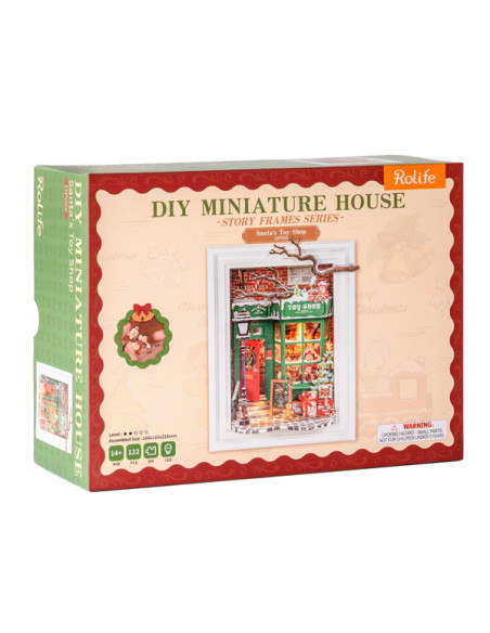 Puzzle en madera Rolife 3D Santa's Toy Shop DP006