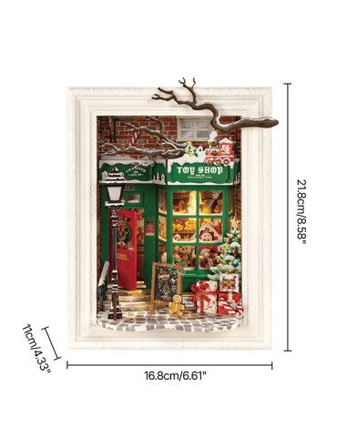 Puzzle en madera Rolife 3D Santa's Toy Shop DP006