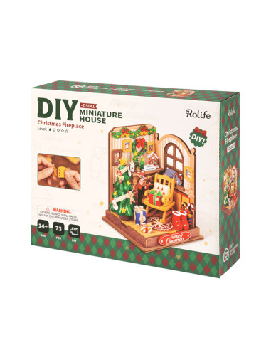 Christmas Fireplace Rolife DS041